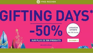 Participez au jeu concours yves rocher et remportez vos cadeaux ! Gifting Days Black Friday Yves Rocher Plus De 500 Articles A Moitie Prix Port Offert Des 10