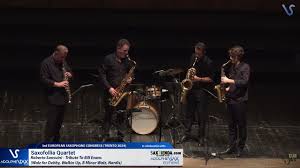 EURSAX 2024: Saxofollia Saxophone Quartet plays Walz for Debby, Walking up,  B Minor, Nardis by