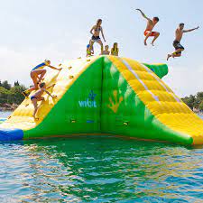 A water park or waterpark is an amusement park that features water play areas such as swimming pools, water slides, splash pads, water playgrounds, and lazy rivers, as well as areas for floating, bathing, swimming, and other barefoot environments. Seepark Zulpich Aquapark