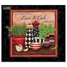 Love To Cook 2013 Wall Calendar Decoupage Vintage Decorative Painting Kitchen Art