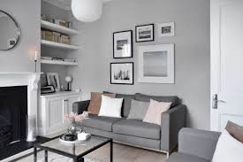 One large single cushion covered in complementary geometric design. My Soft Minimalist Living Room Makeover The Reveal These Four Walls