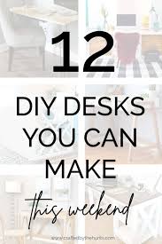 Building a diy desk is simpler than you think, and could save you money. 13 Diy Desks You Can Make This Weekend Crafted By The Hunts