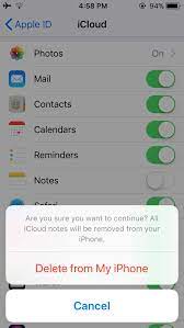 Click the name of the current device in the center of the toolbar to see the devices list, then select a new device. Can I Delete Notes From My Iphone But Kee Apple Community