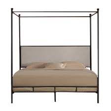 Rosedale metal canopy bed by dhp, $200 for a queen, amazon.com. Lauren King Metal Canopy Bed Decorist