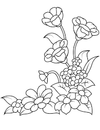Home outdoors garden before planting a flower border, take a little time to plan out your design. Coloring Pages Spring Flower Design Coloring Pages