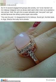 A notched wedding band is very similar—instead of curving around the outside edge of your engagement ring, the band has a small dip in the center. Social Media Users Think This Hideous Engagement Ring Looks Like A Pus Filled Cyst Daily Mail Online