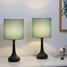 Add to favorites vintage clear glass bedside lamp terrysfindsvintage 5 out of 5 stars (9) $ 15.00. Set Of 2 Vintage Bedside Lamp Green Lampshade Nightstand Light Table Lamp Metal Ebay