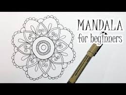 40 How To Draw A Flower Mandala For Beginners Step By Step Easy Youtube Flower Mandala Easy Mandala Drawing Simple Mandala Design
