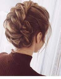 Cool Updo With Braids Braids Cool Updo Elegant Braided Hairstyle Bun Hairstyles Hair Styles