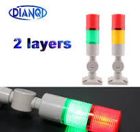 45mm Industrial Multilayer LED Signal Tower Warning Alarm Caution Lamp  Indicator Light Flexible Flashing Buzzer 2 layers 24V - AliExpress 39
