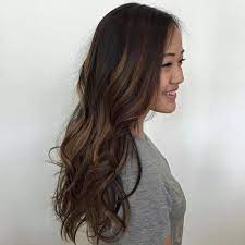 Balayage On Virgin Asian Hair Hair Color Asian Asian Hair Asian Hair Highlights