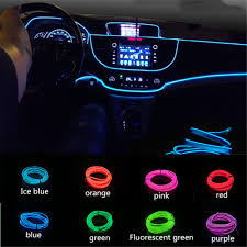 El Wire Car Led Strip Light For Neon Party Decoration Light Bicycle Dance Lamp 12v Waterproof Usb Strips Lamps Interior Flexible Led Strips Aliexpress
