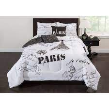 Casa Paris J Adore 5 Piece Bedding Comforter Set Full Multi Color Walmart Com In 2021 Paris Themed Bedroom Bedroom Comforter Sets Paris Bedding