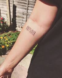 Outsider Tattoo Tattoos Typography Tattoo Intricate Tattoo