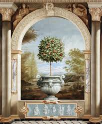 I Just Figured Out What I 39 Ll Do For My Trompe L 39 Oeil Painting Class The Vase Above Which I Photog Bemalte Wande Dekorative Gemalde Wandgemalde Ideen