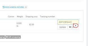 Input your tracking or receipt number in below input box 2. Prestashop 1 6 X How To Add A Courier Tracking Number To Your Customer S Order Template Monster Help