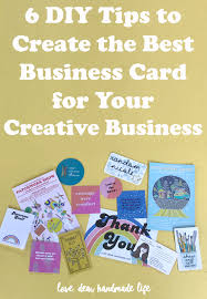 Choose business cards templates that match or complement your other business stationery. 6 Diy Tips To Create The Best Business Card For Your Creative Business Dear Handmade Life