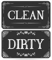 There are several diy hacks for cleaning a dishwasher, such as • remove paper labels from any jars or containers that you wash before putting them in the dishwasher. Dishwasher Magnet Clean Dirty Free Usa Shipping Shopenvix