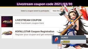 King Of Fighters All Star Coupon Codes 09 2021