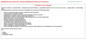 Administrative assistant resumes need to highlight strong interpersonal skills, accuracy, attention to details, proactivity and computer literacy. Administrative Assistant Experience Certificates