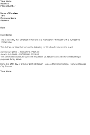 Revised premium philhealth contribution table 2020. Letter Certification Philhealth Contribution