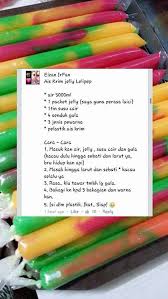 Aiskrim Jolly Lollypop Desserts Recipes Jelly