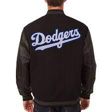 Los Angeles Dodgers Jh Design Wool Leather Reversible Jacket Black Reversible Jackets Dodgers Los Angeles Dodgers