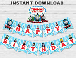 Banner Free Thomas The Train Birthday Printables Thomas The Train Banner Thomas The Train Birthday Banner Thomas Train Birthday Thomas Birthday Parties Birthday Party Banner