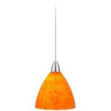 Possini Euro Fiano Amber Art Glass Led Mini Pendant Light Orange Mini Pendant Lights Pendant Lighting Pendant Light