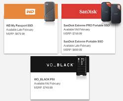 I am looking at the samsung t5 and the sandisk extreme portable ssd. Western Digital S Portable Ssds Get Capacity Upgrades To 4 Tb Laptrinhx