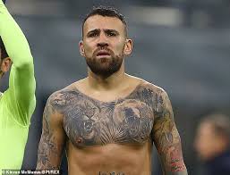 Maybe you would like to learn more about one of these? Manchester City Star Nicolas Otamendi Shows Off Huge Tattoos Of His Favourite Tv Shows Daily Mail Online