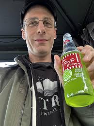 The pop shoppe ! Canadian pop since 1969 . In a weird section at save