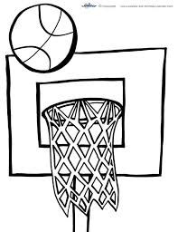 Awesome Printable Basketball Coloring Page Coolest Printables And You Can Print It Http Www Coloringoutline Com Awesome Printable Basketball Coloring Page C