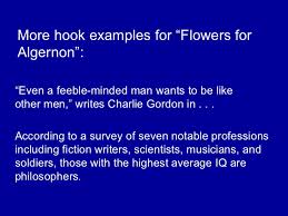 William anderson (schoolworkhelper editorial team), daniel keyes' flowers for algernon: Algernon Paper Structure