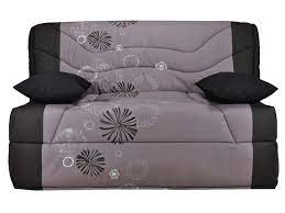 Le canape bz gris : Housse Pour Bz Prima 140 Cm Prima Maori Coloris Gris Vente De Housse De Banquette Conforama