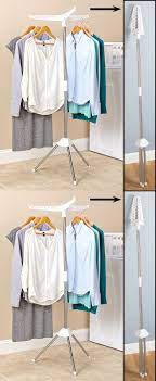 Homz collapsible portable over the door hanging drying rack and clothing rack for college dorm, bathroom, laundry room, apartment, and studio, silver. Foldable Clothes Portable Laundry Storage Drying Rack Dryer Hanger Stand Hang Clothing Rack Laundry Hanging Rack Diy Clothes Rack