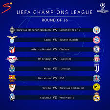 The official uefa champions league fixtures and results list Supersport On Twitter The Uefa Champions League Round Of 16 Fixtures Have Been Confirmed Which Matches Catch Your Eye Ucldraw