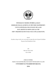 Setelah melakukan permainan cermin ajaib, berdiskusilah dengan temanmu. Http Lib Unnes Ac Id 23036 1 4201410005 Pdf