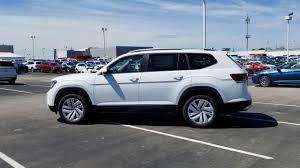2021 Vw Atlas 3 6 Sel 4motion W Shetland Beige Interior And Captain S Chairs Youtube