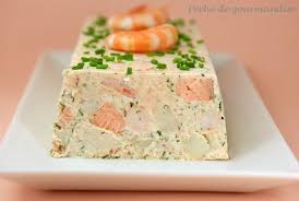 Terrine De Saint Jacques Saumon Et Crevettes A La Creme Citronnee Peche De Gourmandise Recette De Terrine Recette Terrine De Saumon