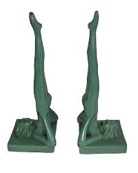 Frankart Nymph 1930s Art Deco Bookends 473669 Sellingantiques Co Uk Check out our book ends selection for the very best in unique or custom, handmade pieces from our bookends shops.
