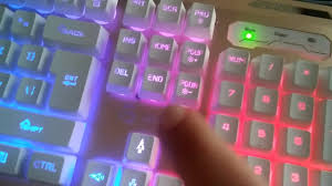 Light Up Keyboard Review Youtube