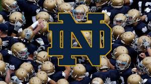 Notre Dame Fighting Irish Background In Hd 1080p With Logo Hd Wallpapers Wallpapers Download High Resolution Wallpapers In 2020 Fighting Irish Football Notre Dame Fighting Irish Football Irish Football