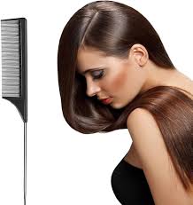 Plastic Hair Fine Toothed Combs with Hard Pins for sale