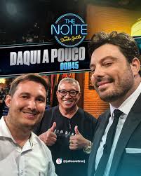 AO VIVO NO SBT! Daqui a pouco, às 00h45, vai ao ar a nossa participação no  programa “The Noite”, com Danilo Gentili. Na verdade, o mérito é todo do  nosso Secretário de