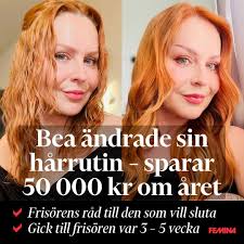 Jag känner mig faktiskt mer fri” ❤️ LÄS:  https://www.femina.se/privatekonomi/bea-andrade -sin-harrutin-och-sparar-50-000-kronor-om-aret/10867373?utm_medium=Social&utm_source=Facebook#Echobox=1749727009