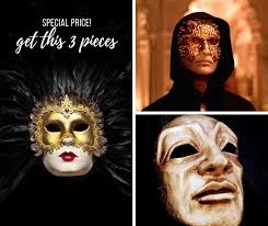 Original Mask Wear for Tom Cruise Original Model of Eyes Wide Shut Original  Piece Mask Used by in the Film Tom Cruise Cloak Kubrick's Masked
