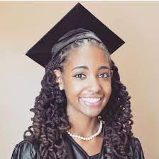 Top Ways To Slay In Your Graduation Cap With Natural Hair Graduation Hairstyles Graduation Hairstyles With Cap Black Women Hairstyles
