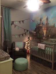 A Harry Potter Inspired Nursery Project Nursery Harry Potter Nursery Harry Potter Baby Nursery Baby Boy Rooms
