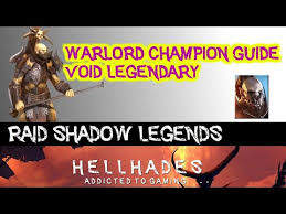 Champion Spotlight Warlord I Raid Shadow Legends Youtube